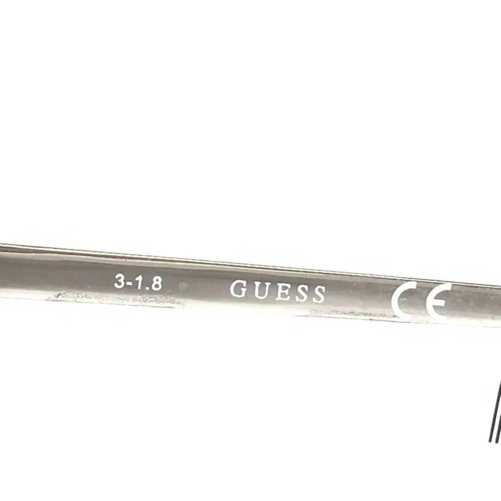 Guess Eyeglasses Frames GU2681 005 Black Red Silver Cat Eye Full Rim 51-16-140
